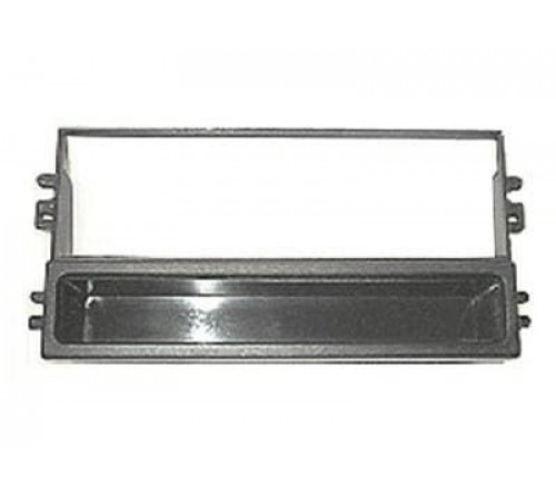 1-DIN frame Kia Sorento 02-06 met bakje  zwart