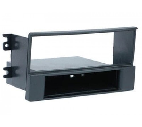 1-DIN frame Kia Sorento 06-09 met bakje  zwart