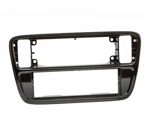 1-DIN frame Seat Mii  Skoda Citigo  VW UP! 11- piano zwart
