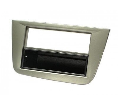 1-DIN frame Seat Altea 04-14  Toledo 05-12 met bakje  grijs