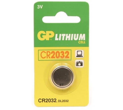 GP Lithium knoopcel CR2032  blister 1     (parrot mki)