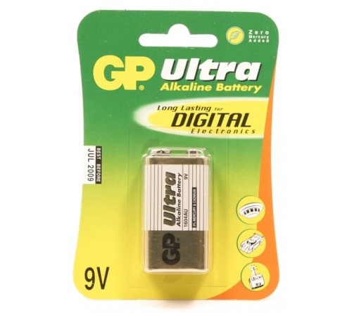 GP Ultra Alkaline 6LR61 (9V) blister (1604A)