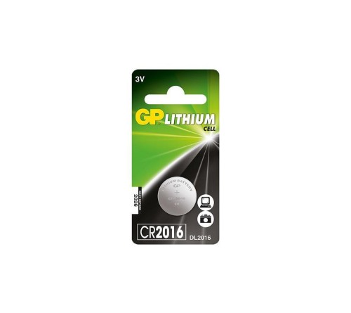 GP Lithium knoopcel CR2016  blister 1