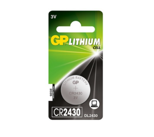 GP Lithium knoopcel CR2430  blister 1