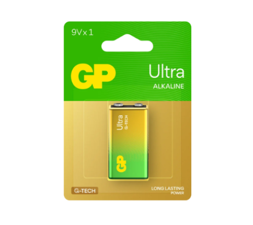 GP Ultra Alkaline 6LR61 (9V) blister (1604A)