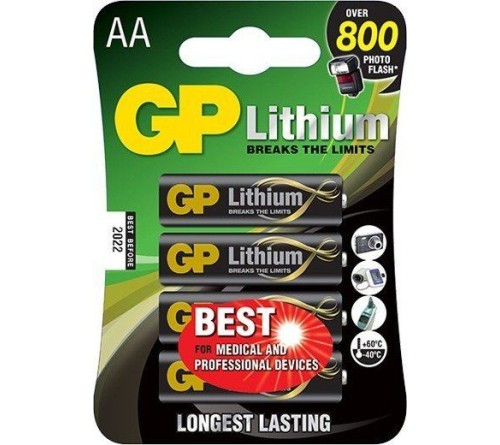 GP Primary Lithium AA  blister 4