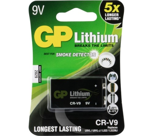 GP Primary Lithium 9V blister 1
