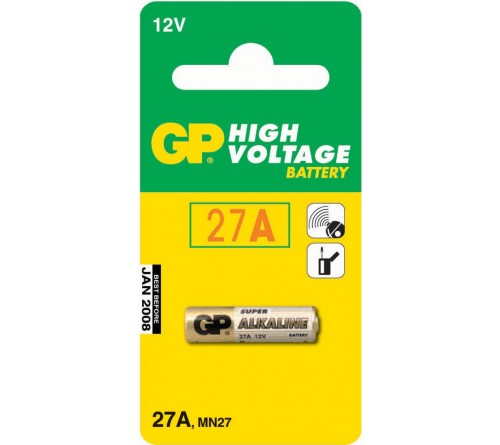 GP 27A (12V) 7.7x28mm MN27