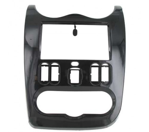 2-DIN frame Dacia Duster  Logan  Sandero 10-12 piano zwart