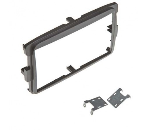 2-DIN frame Dacia Duster  Logan  Sandero  Dokker 12-21 zwart