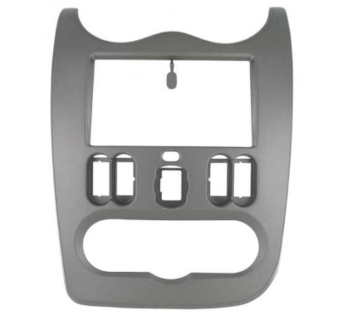 2-DIN frame Dacia Duster  Logan  Sandero 10-12 grijs