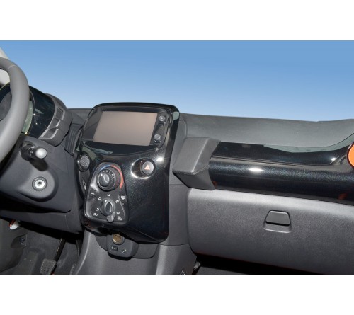 Kuda console Citroen C1/Peugeot 108/Toyota Aygo 14-21 Zwart