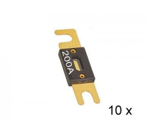 ANL zekering  verguld  200A  10x