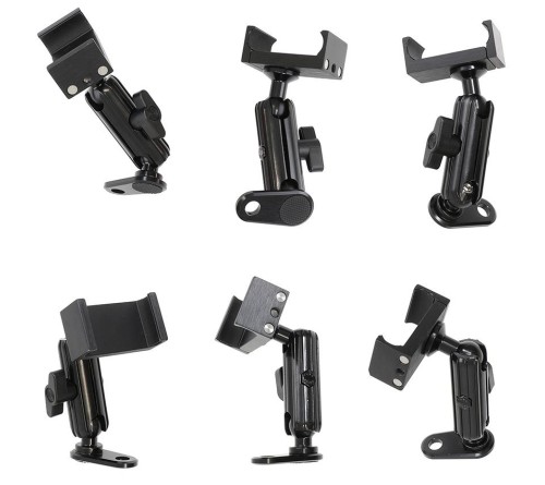 Brodit Motorcycle mount + holder 56-92mm  mirror hole/ H71mm