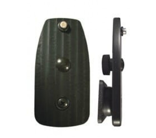 Brodit Screen mount centered (gleuf) Tilt Swivel