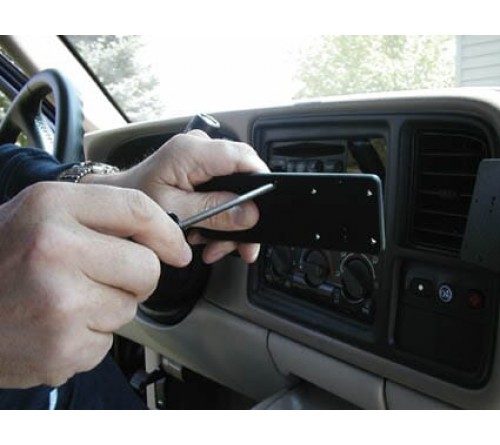 Brodit Mounting plate 145x50x5 mm AMPS standaard gaten