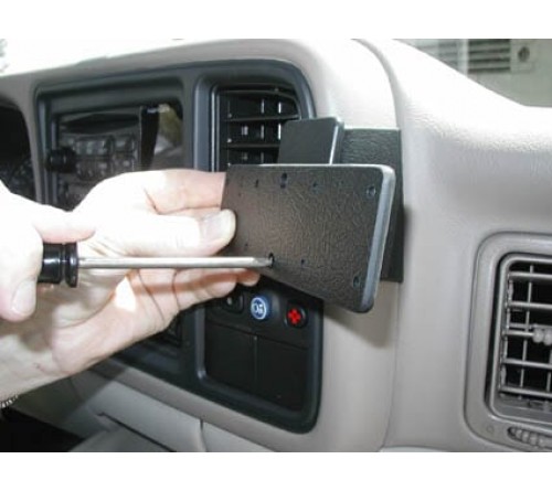 Brodit Mounting plate 145x50x5 mm AMPS standaard gaten