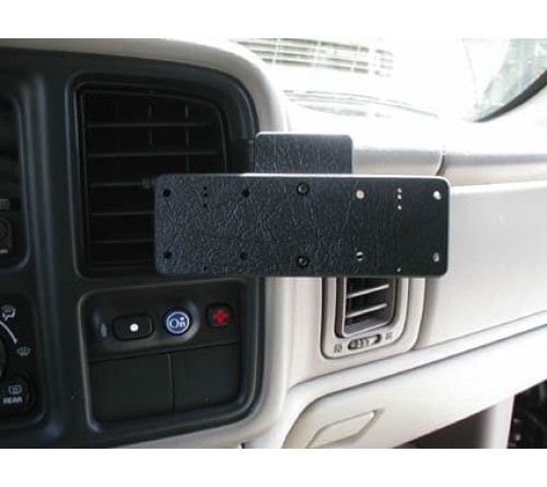 Brodit Mounting plate 145x50x5 mm AMPS standaard gaten