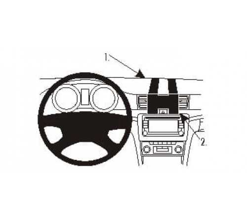 Proclip Skoda Superb 09-14 heavy duty