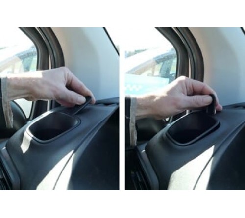 Proclip Peugeot Partner 19- linker cupholder plaat