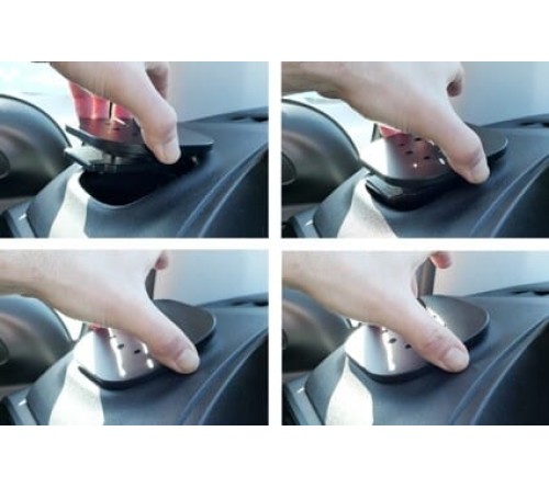 Proclip Peugeot Partner 19- linker cupholder plaat