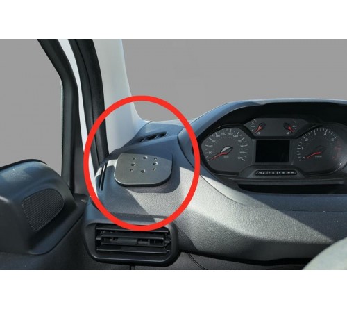 Proclip Peugeot Partner 19- linker cupholder plaat