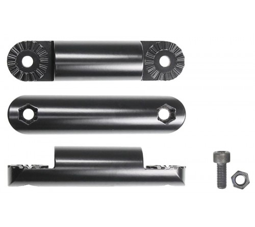 Pedestal Mount Part Extension 4" L:132mm (CC 102mm) Black