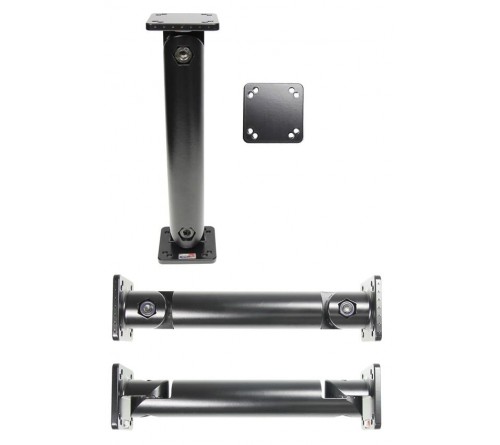 Pedestal Mount 8" L:200mm Mounting plate:50x50mm Black