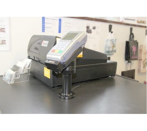 Pedestal Mount Part Swiv. 4 5" L:115mm ø64mm Black