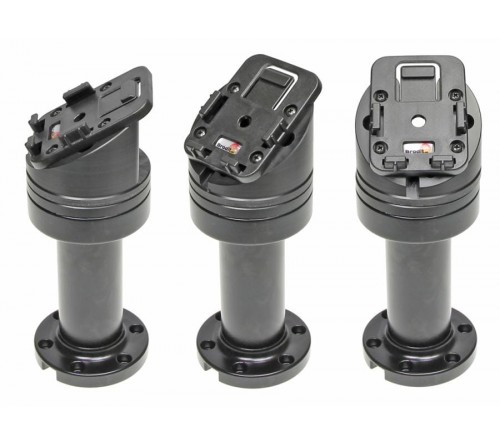 Pedestal Mount Swiv. 4 5" Kop 30° & MoveClip H:159mm Black