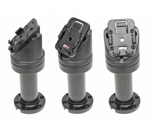 Pedestal Mount Swiv. 4 5" Kop 45° & MoveClip H:165mm Black