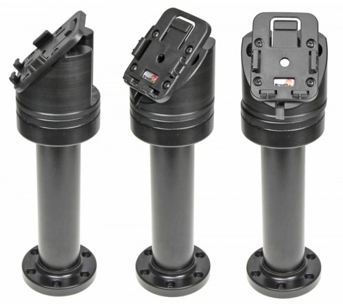 Pedestal Mount Swiv. 6 5" Kop 45° & MoveClip H:215mm Black