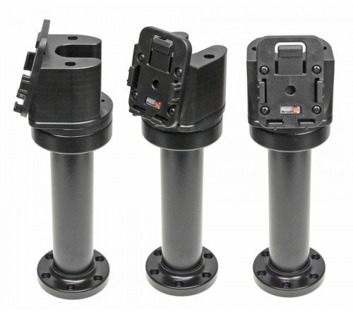 Pedestal Mount Swiv. 6 5" Kop 75° & MoveClip H:215mm Black