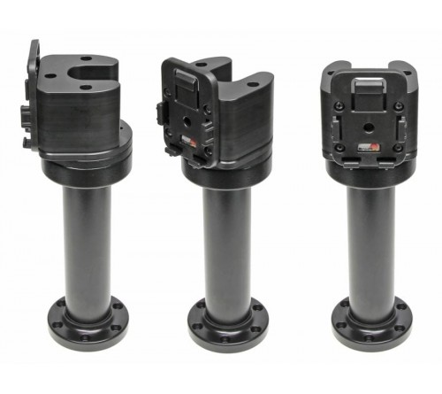 Pedestal Mount Swiv. 6 5" Kop 90° & MoveClip H:215mm Black