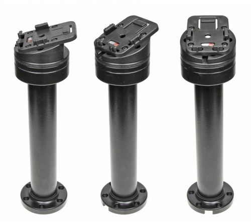 Pedestal Mount Swiv. 8 5" Kop 15° & MoveClip H:241mm Black