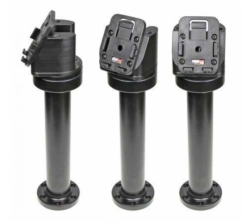 Pedestal Mount Swiv. 8 5" Kop 60° & MoveClip H:265mm Black