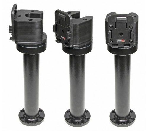 Pedestal Mount Swiv. 8 5" Kop 90° & MoveClip H:265mm Black