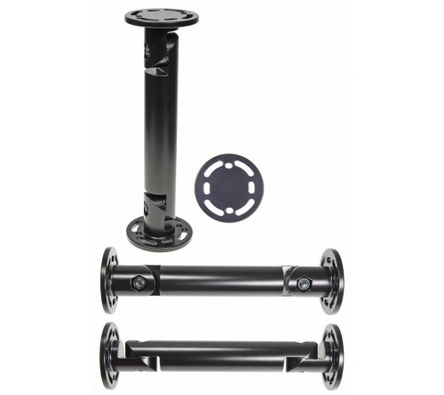 Pedestal Mount 8" round L:214mm ø64mm Black