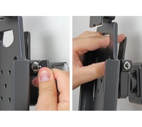 Brodit MultiMoveClip Long  with lock/key  with tilt-swivel