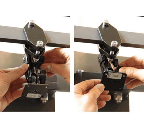 Brodit Pedestal Forklift Mount 5 5" 5-130mm/72mm