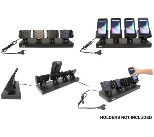 Brodit table stand - 4 slots for USB holders