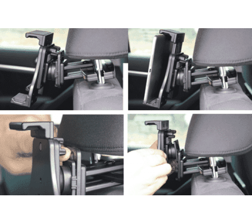 Brodit Headrest mount 95/211mm + tablet houder 120/150/25mm