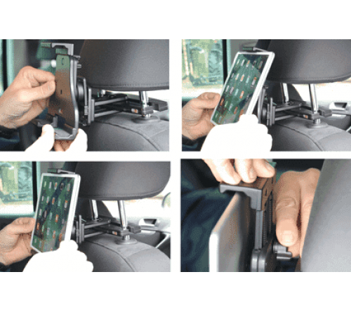 Brodit Headrest mount 95/211mm + tablet houder 140/195/25mm