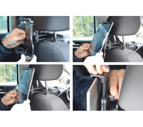 Brodit Headrest mount 95/211mm + tablet houder 180/230/25mm