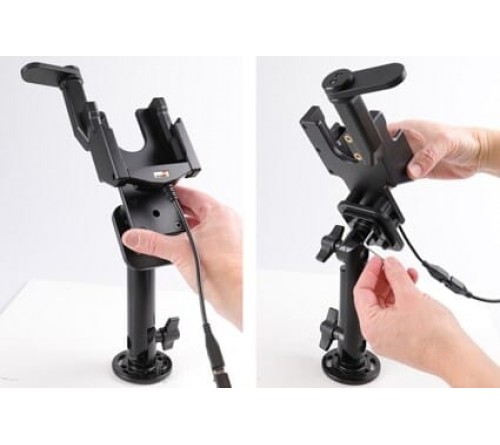 Brodit houder/lader Zebra TC20/TC25 met pistol grip fixed