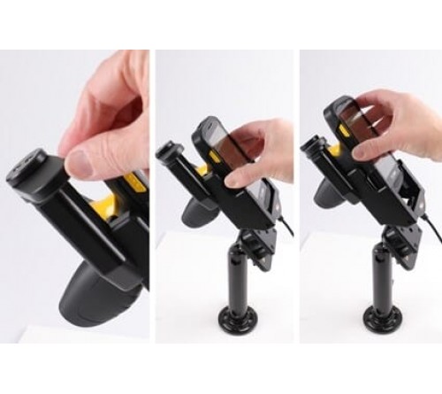 Brodit houder/lader Zebra TC20/TC25 met pistol grip fixed