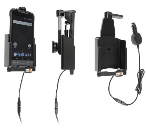 Brodit houder/lader Zebra M6/M60 sig.plug - 3A-swiveling top