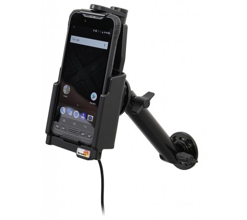 Brodit houder/lader Zebra M6/M60 sig.plug - 3A-swiveling top