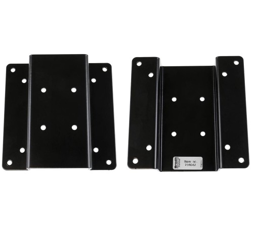 Brodit dual Vesa 75/100mm mount with AMPS hole-raised- metal