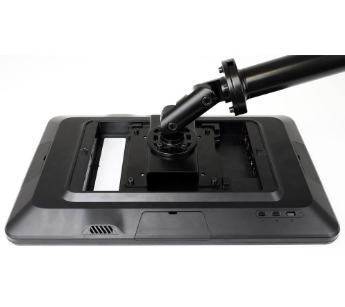 Brodit dual Vesa 75/100mm mount with AMPS hole-raised- metal